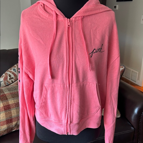 PINK Victoria's Secret Pink Hoodie Jacket - Picture 2 of 6